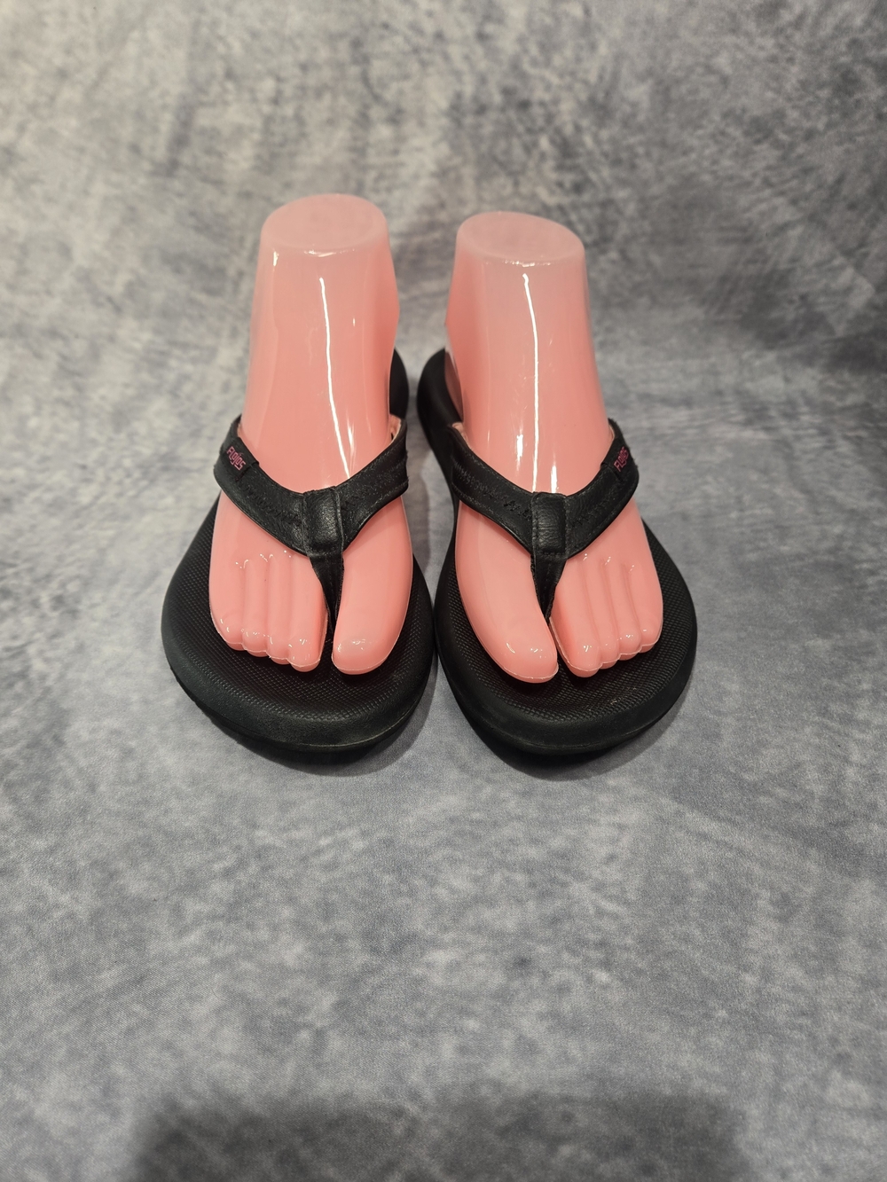 Flojos Black Women's Casual Thong Sandals